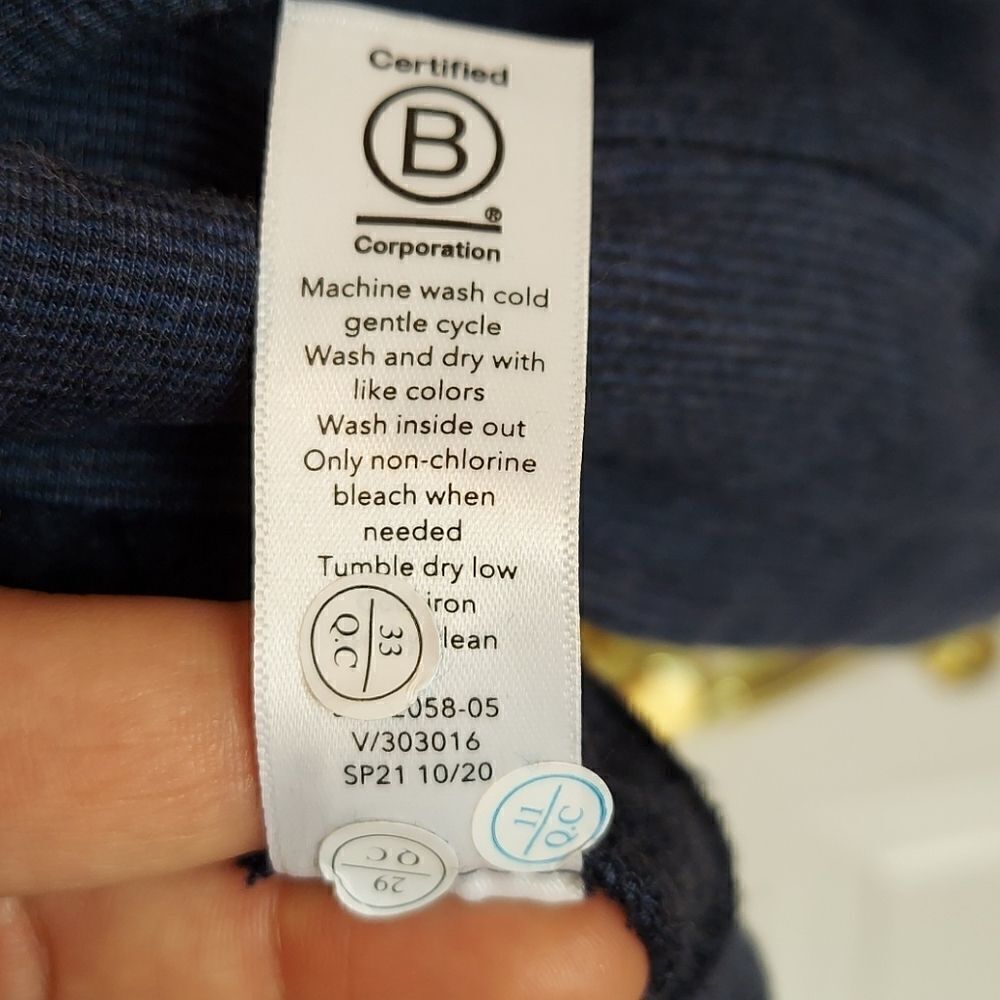 Athleta Studio To Street Blue Sweatshirt Sz L - Picture 7 of 7